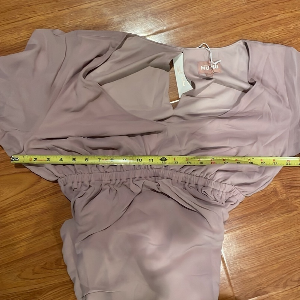 NWT Womens Show me your Mumu Long Maxi Dress Mauve color​​​​​​ - Picture 8 of 8